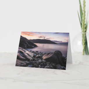 Cartão Paisagem da Noruega
