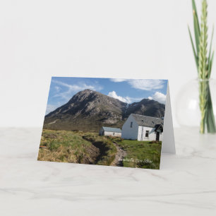 Cartão Paisagem de Algodão Buachaille Etive Mhor Lagangar