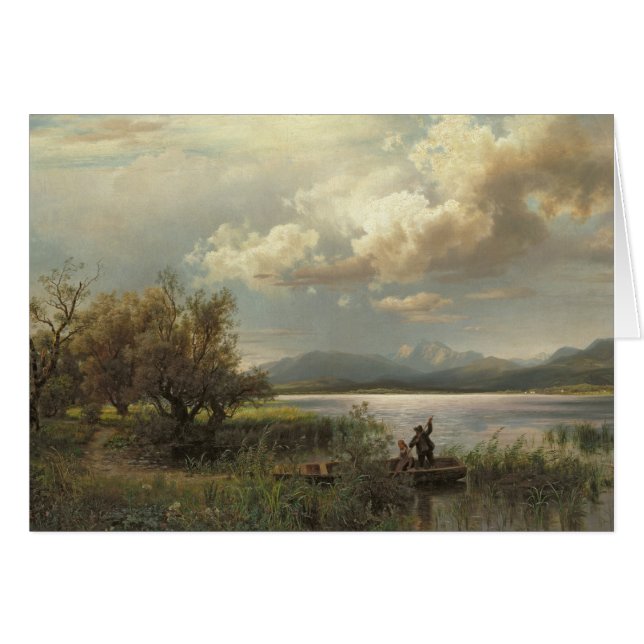 Cartão Paisagem de Baviera, 1856 (Frente Horizontal)