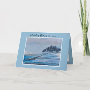 Cartão Paisagem de Colinas Cênicas