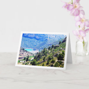 Cartão Paisagem de Domeño Viejo em Valência, Espanha