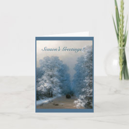 Cartão Paisagem de inverno de Ivan Aivazovsky