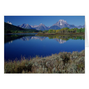 Cartão Paisagem de Montanha - Wyoming