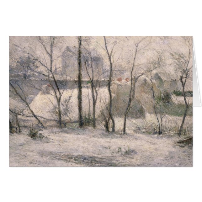 Cartão Paisagem do inverno, 1879 (Frente Horizontal)