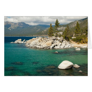 Cartão Paisagem do Lago Tahoe