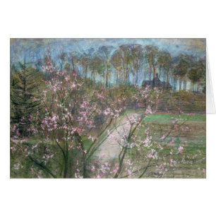 Cartão Paisagem do primavera