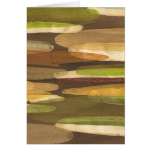 Cartão Paisagem do Tom abstrato
