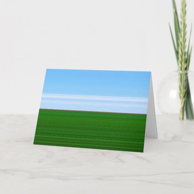 Cartão Paisagem - Estilo Minimalista (Frente)
