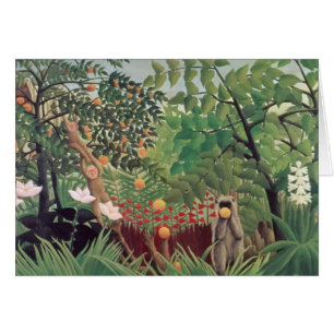 Cartão Paisagem exótica, 1910