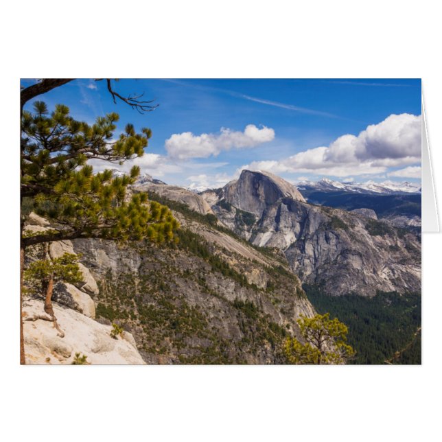 Cartão Paisagem Half Dome, Califórnia (Frente Horizontal)