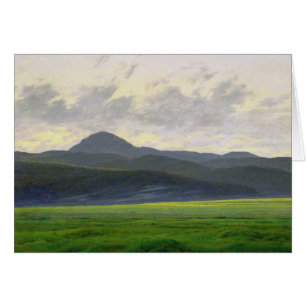 Cartão Paisagem montanhosa