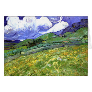 Cartão Paisagem Montanhosa, Vincent van Gogh