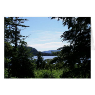 Cartão Paisagem no Alaska Belo Alaska Fotografia