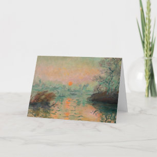 Cartão Paisagem no Sunset   Tadeusz Makowski