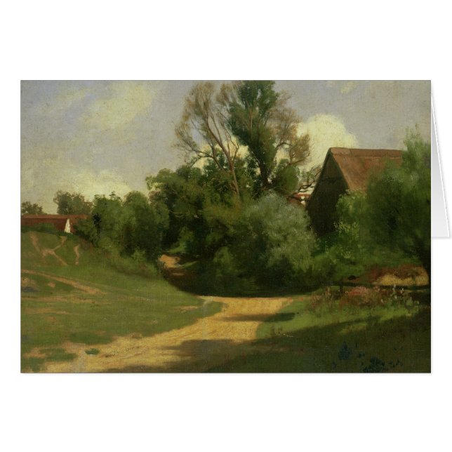 Cartão Paisagem perto de Oberaudorf (Frente Horizontal)