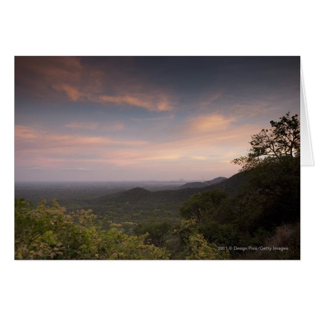 Cartão Paisagem Sob O Sol (Frente Horizontal)