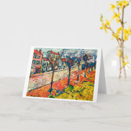 Cartão Paisagem Suburbana | Maurice de Vlaminck |