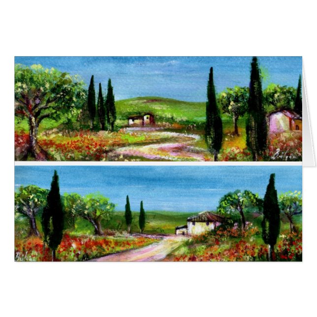CARTÃO PAISAGENS DA TÚSCULA (Frente Horizontal)