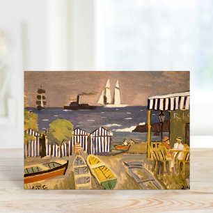 Cartão Paisaje de Playa   Joaquín Torres-García