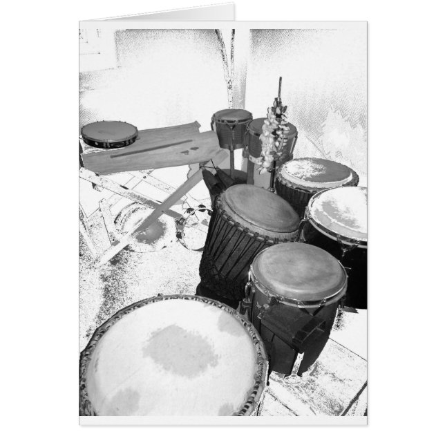 Cartão paixão percussão (Frente)