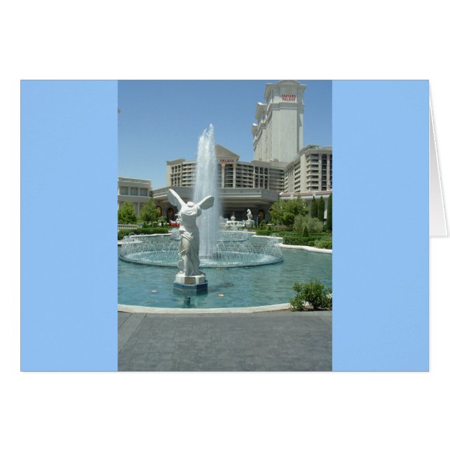 Cartão Palácio de Cesars Las Vegas (Frente Horizontal)