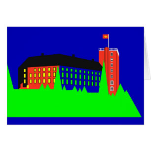 Cartão Palácio de Koldinghus - Cor