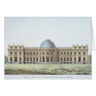 Cartão Palácio Real em Laeken, Vista do Parque, de '