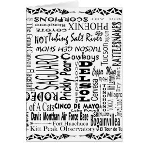 Cartão Palavras Buzz arizona