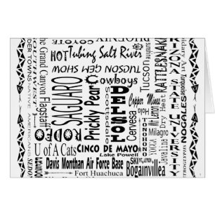 Cartão Palavras Buzz arizona