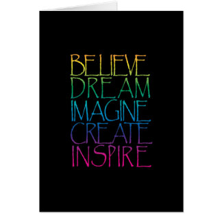 Cartão Palavras Inspiracionais