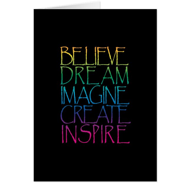 Cartão Palavras Inspiracionais (Frente)