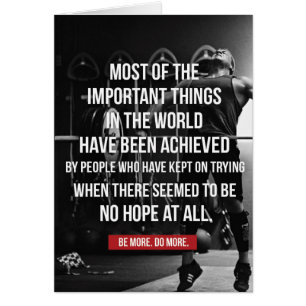 Cartão Palavras Motivacionais de Arranjo de Peso - Esclar