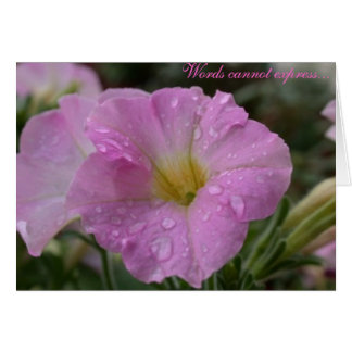 Cartão Palavras não podem expressar...