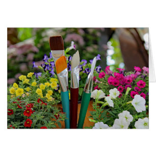Cartão Paleta de jardim