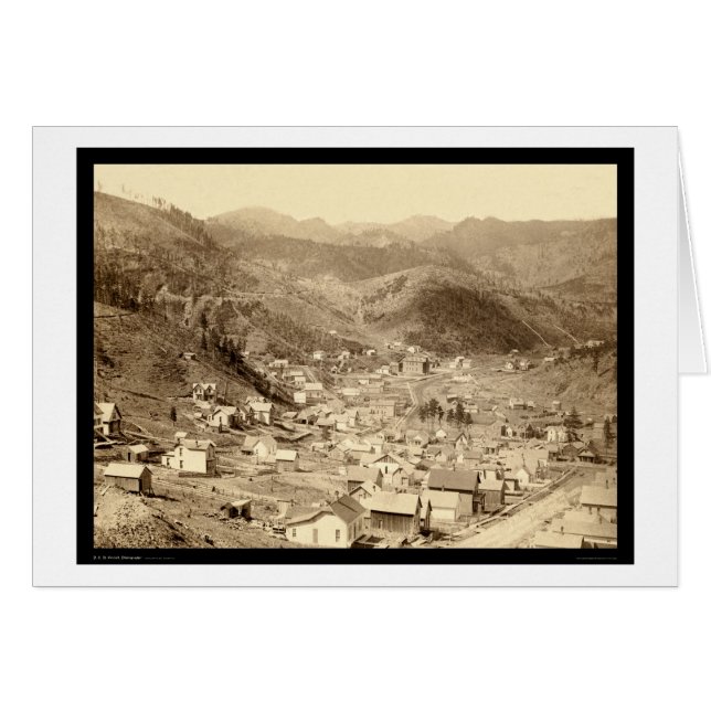 Cartão Palha vista de Engleside SD 1888 (Frente Horizontal)