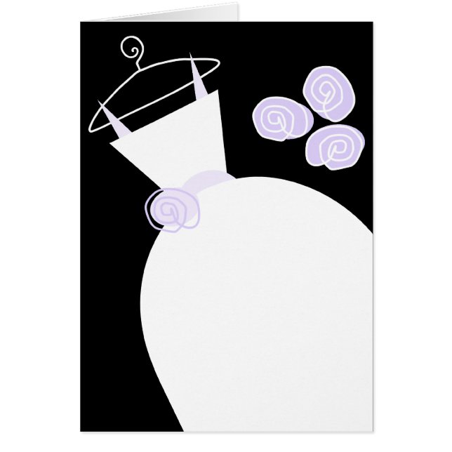 Cartão Palhaço de Casamento Texto Roxo na vertical (Frente)