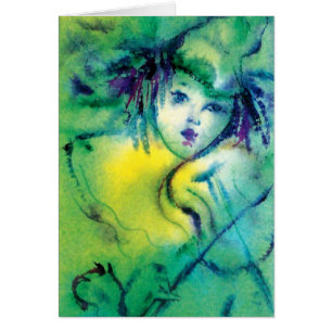 CARTÃO PALHAÇO NO VERDE