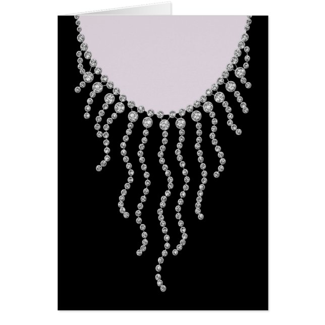 Cartão Palhaço preto e joias da série Eveny Out (Frente)