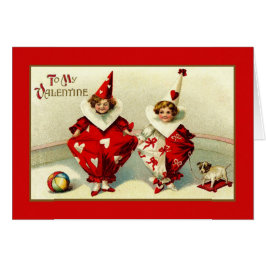 Cartão Palhaços-Filho