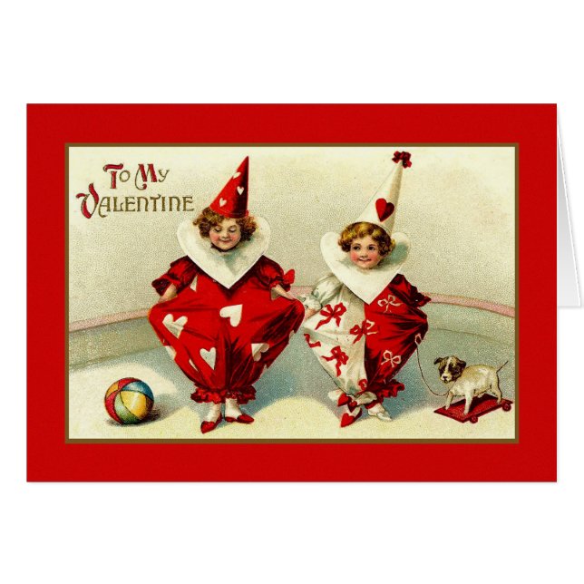 Cartão Palhaços-Filho (Frente Horizontal)