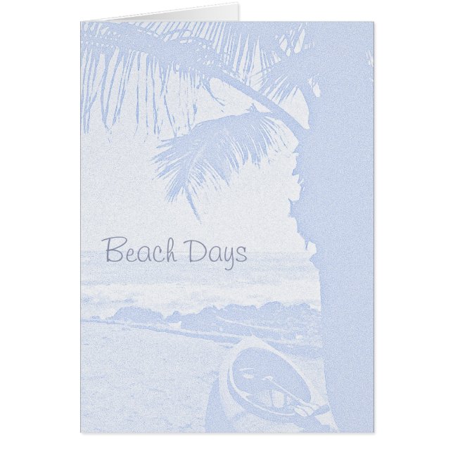 Cartão Palm Scene (Frente)