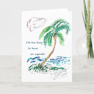 Cartão "Palma de banda desenhada nº 2"/"Agenda nº 1"