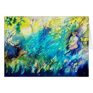 CARTÃO PAN BRINCANDO FLUTA E CERVEJA EM TERRA VERDE