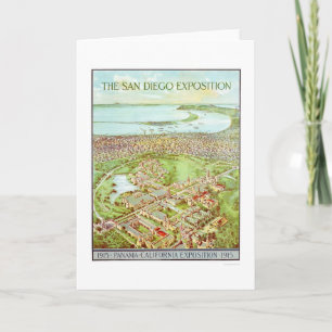 Cartão Panama - California Exposition in San Diego 1915