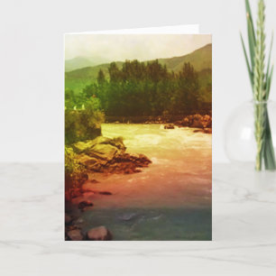 Cartão Panch Tatva: Fogo de Água Eólica da Terra Céu