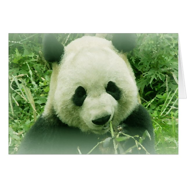 Cartão Panda (Frente Horizontal)