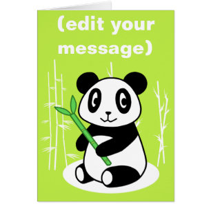 Cartão Panda