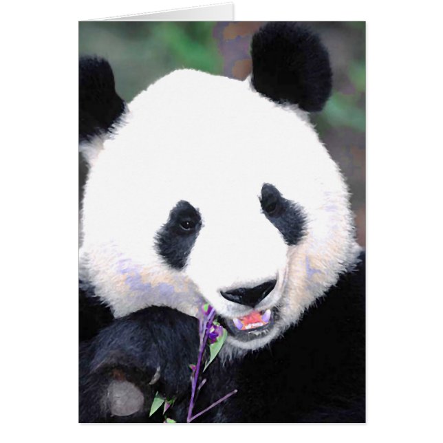 Cartão Panda (Frente)