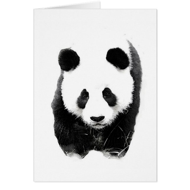 Cartão Panda (Frente)