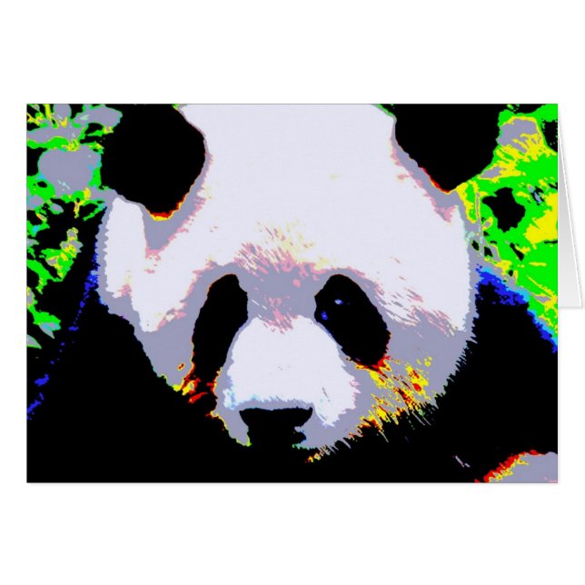 Cartão Panda (Frente Horizontal)